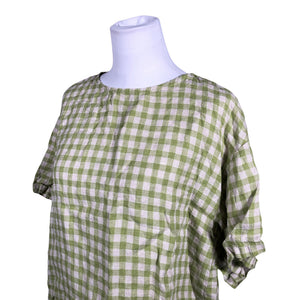 Unisex Samuji - Short-sleeved blouse, size 40 - Green (2)