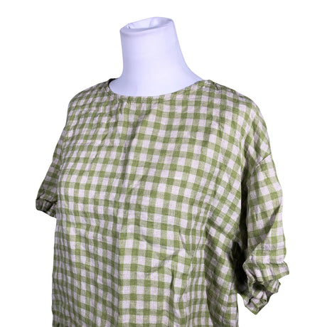 Unisex Samuji - Short-sleeved blouse, size 40 - Green (2)