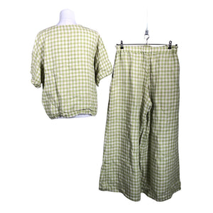 Unisex Samuji - Short-sleeved blouse, size 40 - Green (3)
