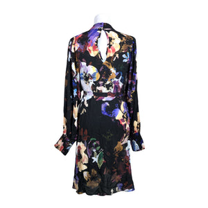 Unisex Kaiko - Schiffon dress, size 38 - Black (2)