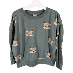 Unisex Lindex - Sweatshirt, size 122 - 128 - Green (1)