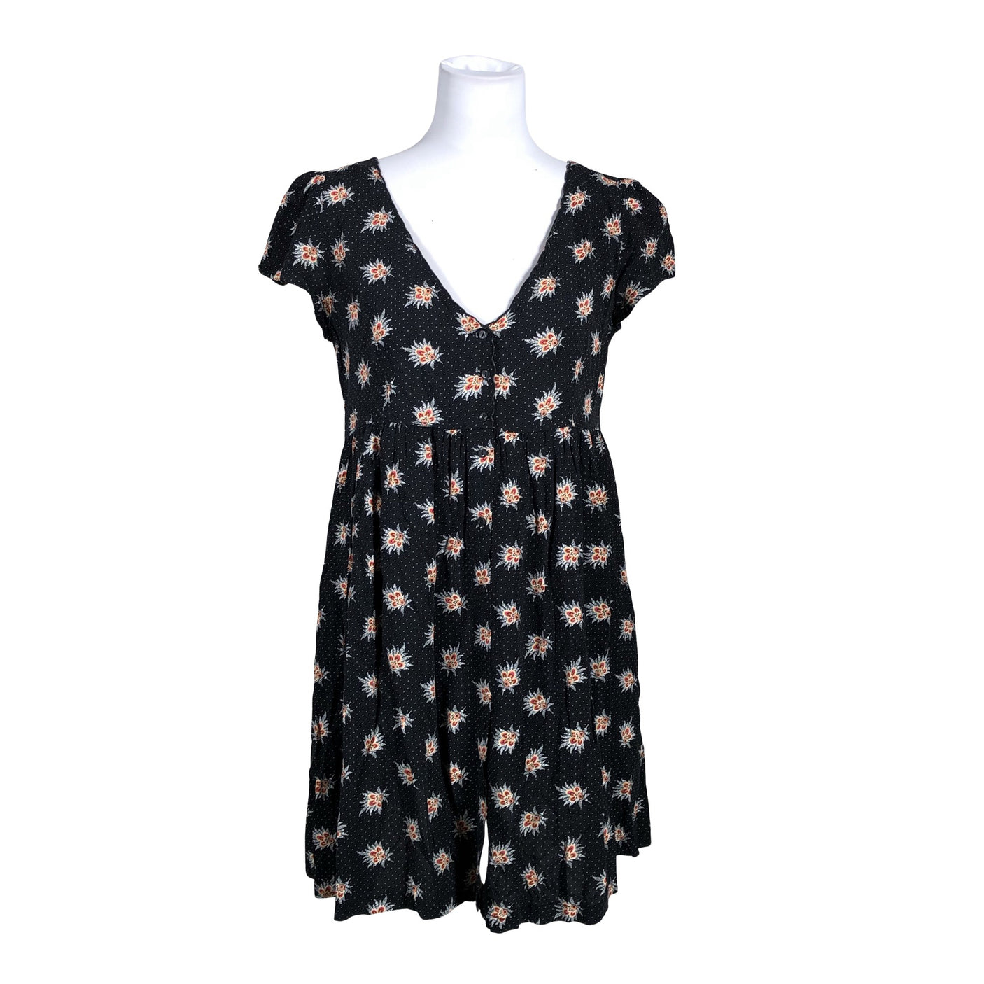 Unisex Denim & Supply Ralph Lauren - Schiffon dress, size 38 - Black (1)