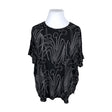 Unisex Nanso - T-shirt, size 44 - Black ()