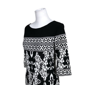 Unisex Joseph Ribkoff - Tricot dress, size 38 - Black (2)