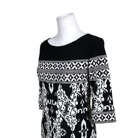 Unisex Joseph Ribkoff - Tricot dress, size 38 - Black (2)