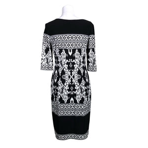 Unisex Joseph Ribkoff - Tricot dress, size 38 - Black (3)