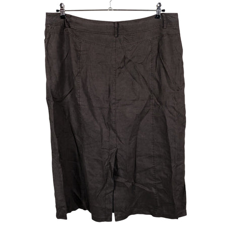 Unisex Gerry Weber - Fabric skirt, size 48 - Brown (2)