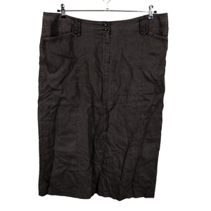 Unisex Gerry Weber - Fabric skirt, size 48 - Brown (1)