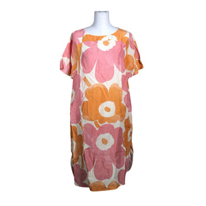 Unisex Marimekko - Schiffon dress, size 40 - Natural white (1)