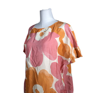 Unisex Marimekko - Schiffon dress, size 40 - Natural white (2)