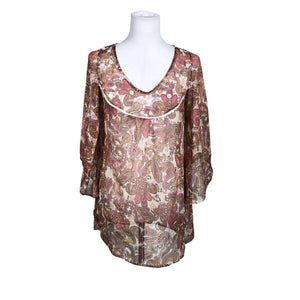 Unisex Annika Jukk - Schiffon tunic, size 38 - Light pink (1)