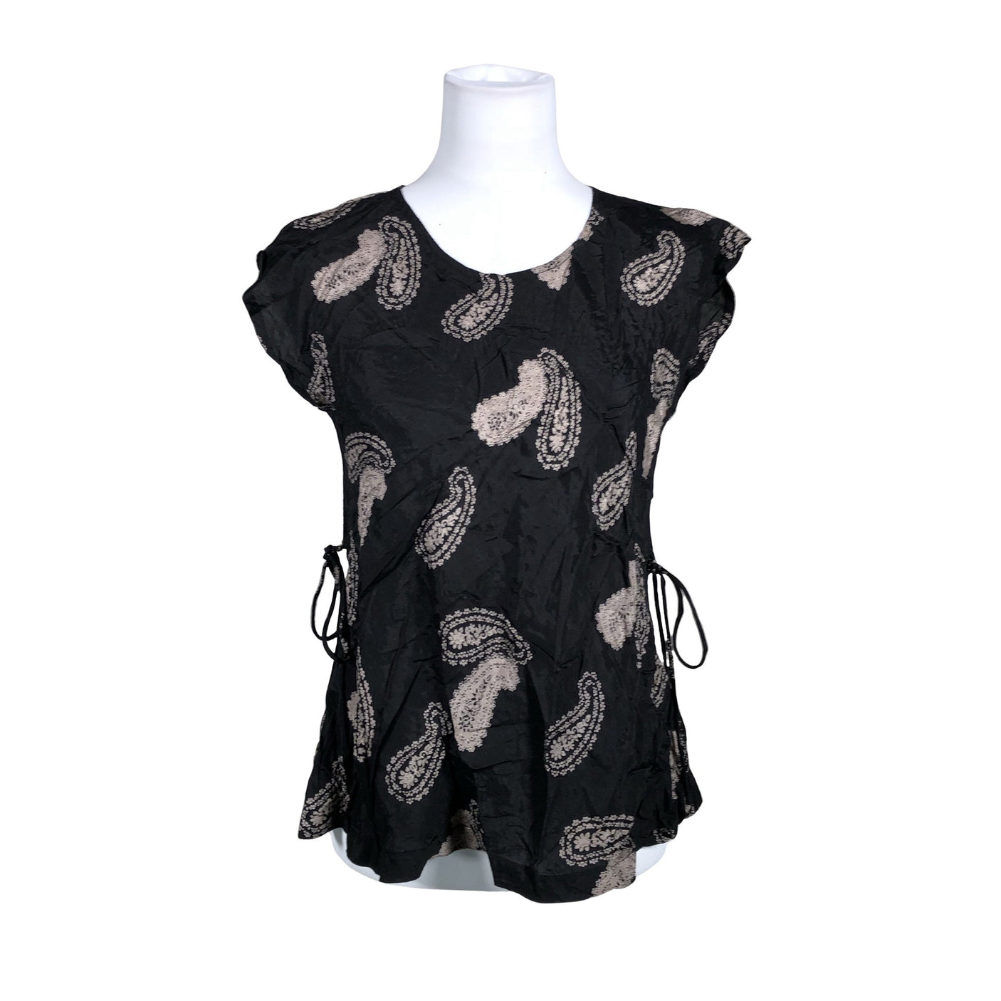 Unisex The Masai - Short-sleeved blouse, size 38 - Black (1)