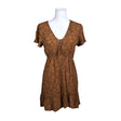 Unisex Billabong - Schiffon dress, size 36 - Brown ()