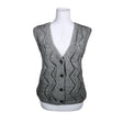 Unisex Handmade - Knit vest, size 38 - Gray ()