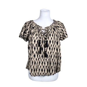 Unisex Next - Short-sleeved blouse, size 36 - Beige (1)
