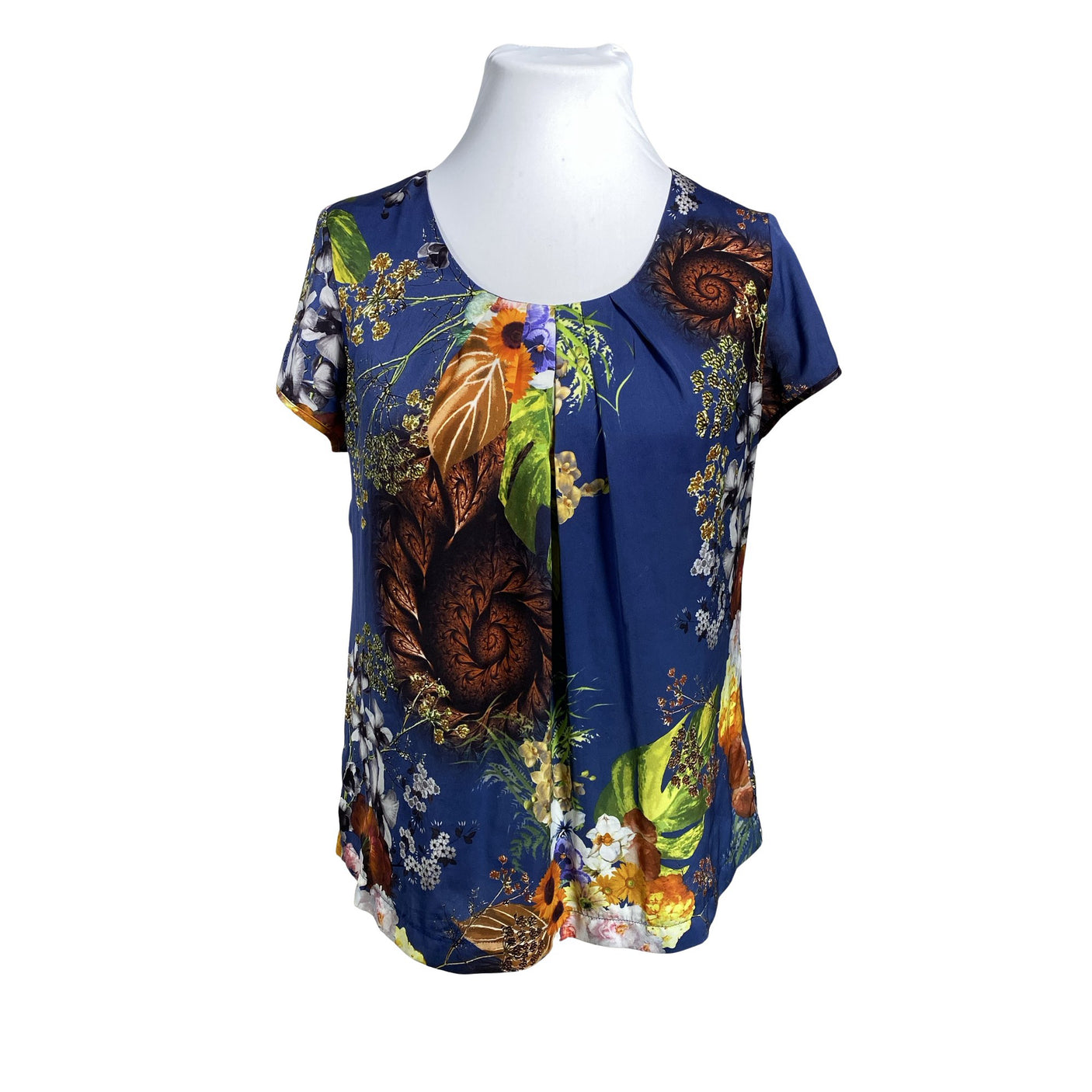 Unisex Andiata - Short-sleeved blouse, size 42 - Blue (1)