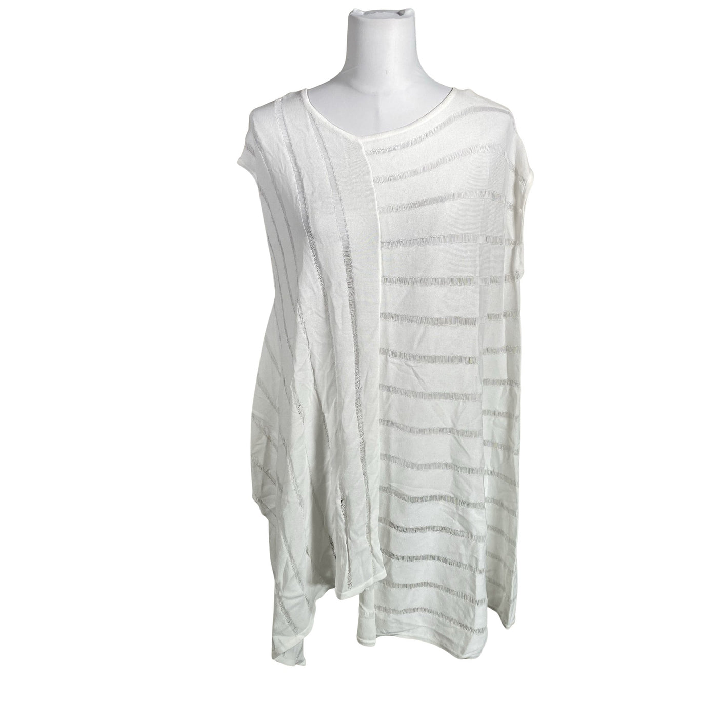Unisex Joseph Ribkoff - Knit tunic, size 38 - White (1)