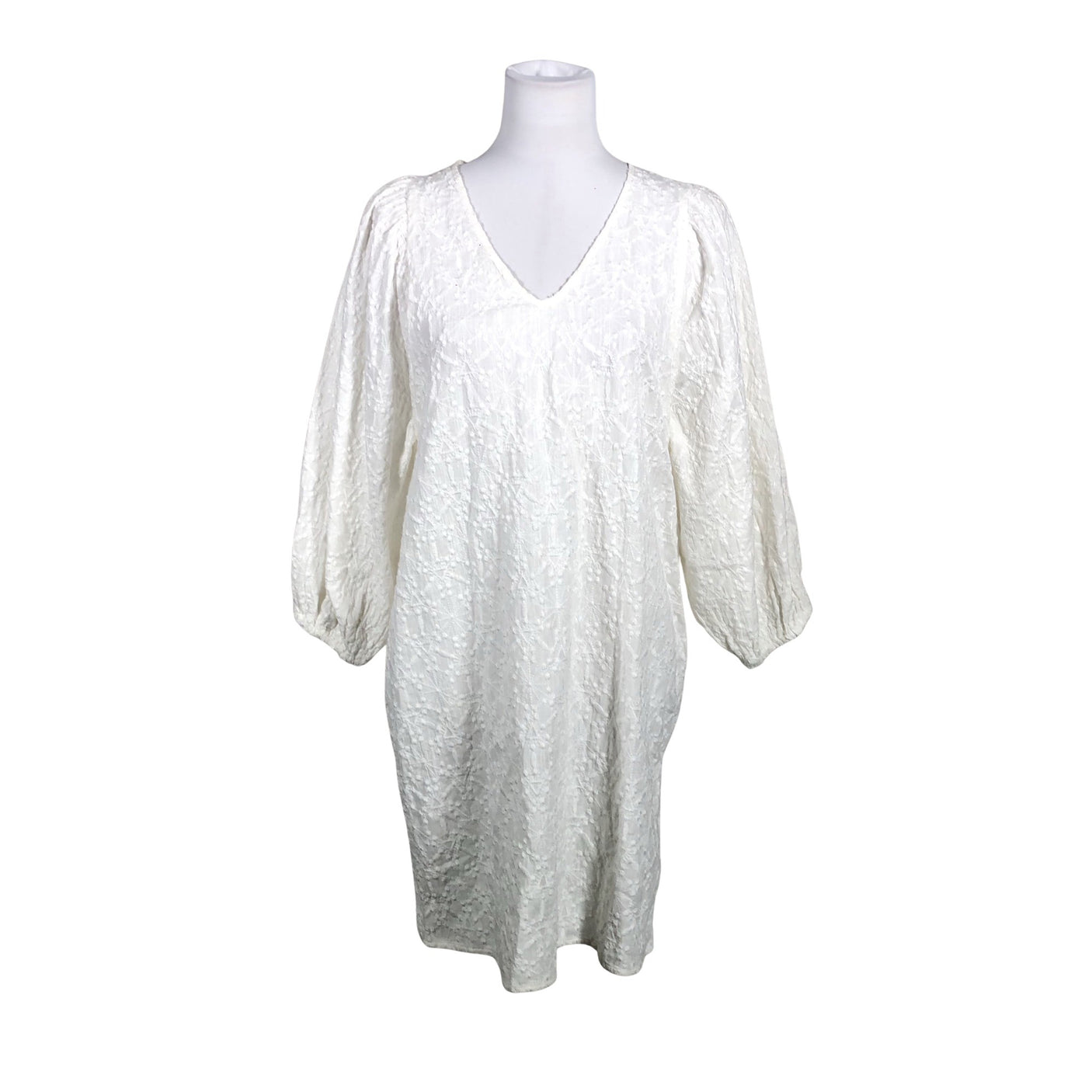 Unisex Lindex - Dress, size 38 - White (1)