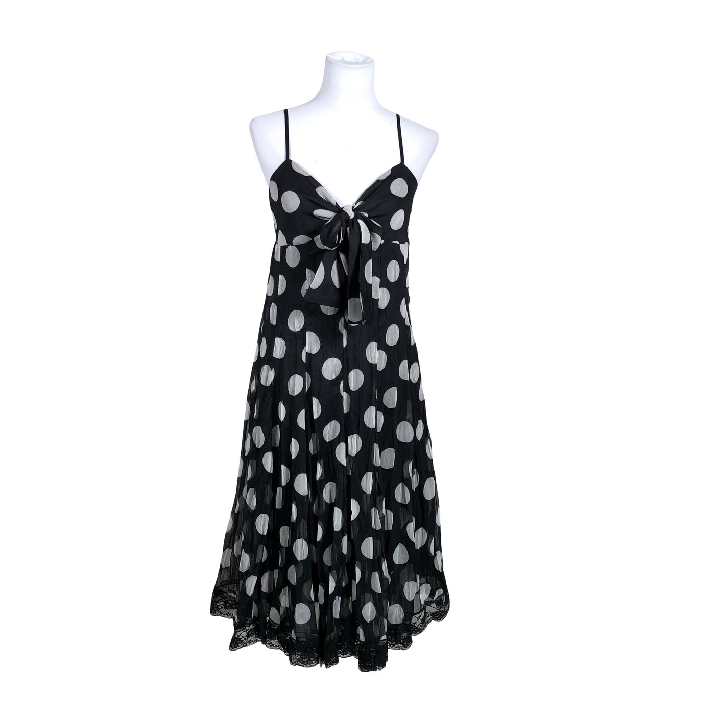 Unisex Simon Jeffrey - Schiffon dress, size 36 - Black (1)