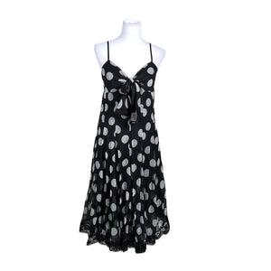 Unisex Simon Jeffrey - Schiffon dress, size 36 - Black (1)