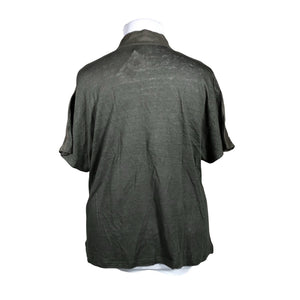 Unisex Gerry Weber - Short-sleeved blouse, size 42 - Green (2)