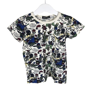 Unisex Aarrelabel - T-shirt, size 104 - 110 - Beige (1)