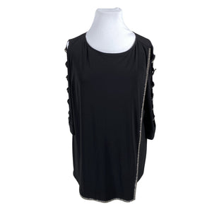 Unisex Joseph Ribkoff - Evening tunic, size 46 - Black (1)