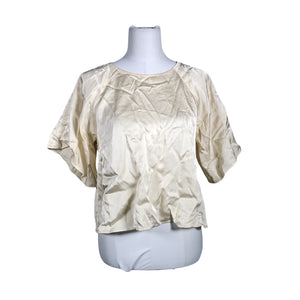 Unisex Arket - Short-sleeved blouse, size 38 - Beige (1)