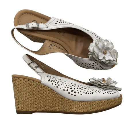Unisex Gabor - Wedge sandals, size 40 - White ()