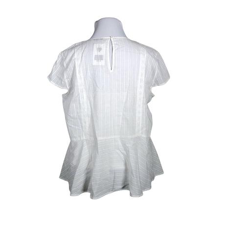 Unisex Esprit - Short-sleeved blouse, size 46 - White (2)