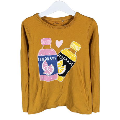 Unisex Name It - Tricot shirt, size 134 - 140 - Yellow ()