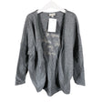Unisex POMPdeLUX - Sweat jacket, size 134 - 140 - Gray ()