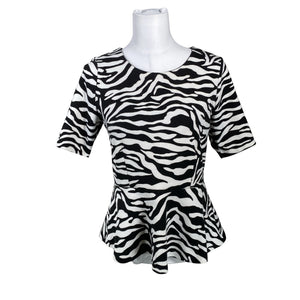 Unisex I-N-C International Concepts - Short-sleeved blouse, size 38 - Black (1)