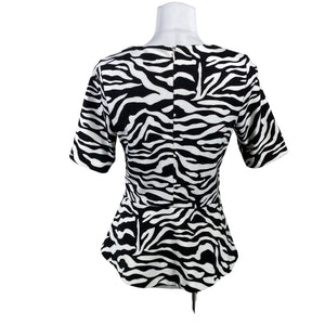 Unisex I-N-C International Concepts - Short-sleeved blouse, size 38 - Black (2)