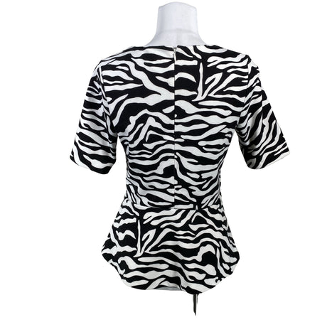 Unisex I-N-C International Concepts - Short-sleeved blouse, size 38 - Black (2)