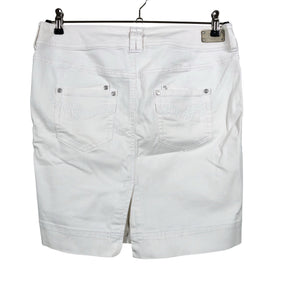 Unisex Esprit - Denim skirt, size 40 - White (2)