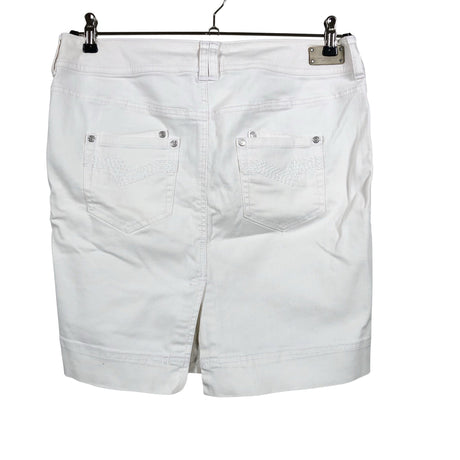 Unisex Esprit - Denim skirt, size 40 - White (2)