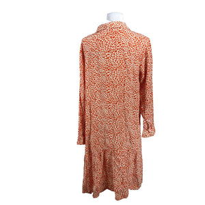 Unisex Your Face - Schiffon dress, size 40 - Orange (2)