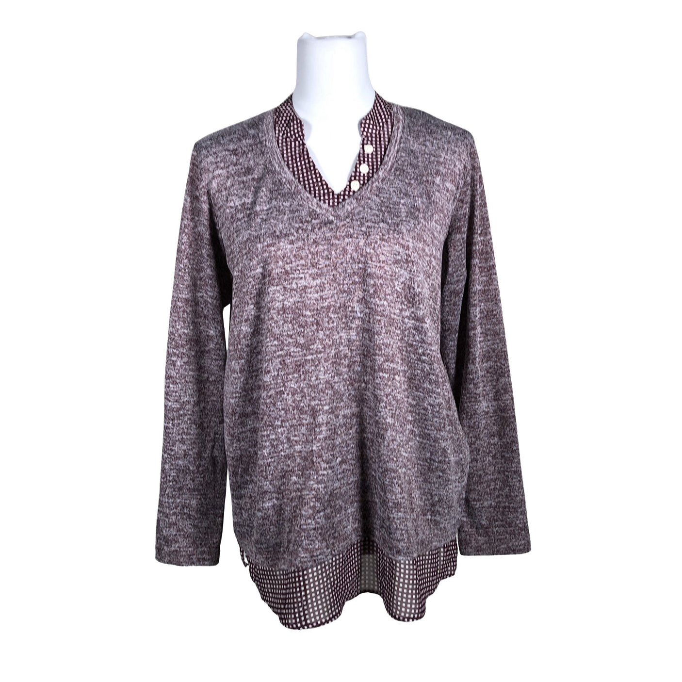 Unisex Fransa - Sweater, size 40 - Wine red (1)