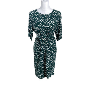 Unisex Marimekko - Schiffon dress, size 36 - Green (1)
