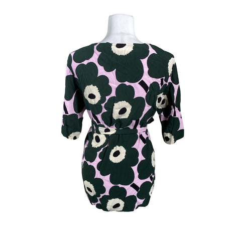 Unisex Marimekko - Short-sleeved blouse, size 34 - Green (2)