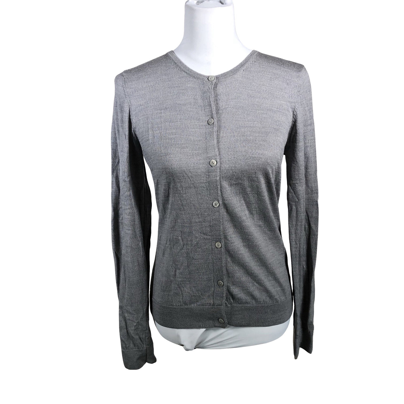 Unisex Global - Cardigan, size 36 - Gray (1)