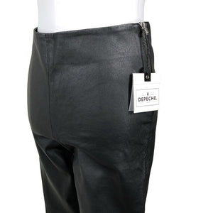 Unisex Depeche - Leather pants, size 38 - Black (3)