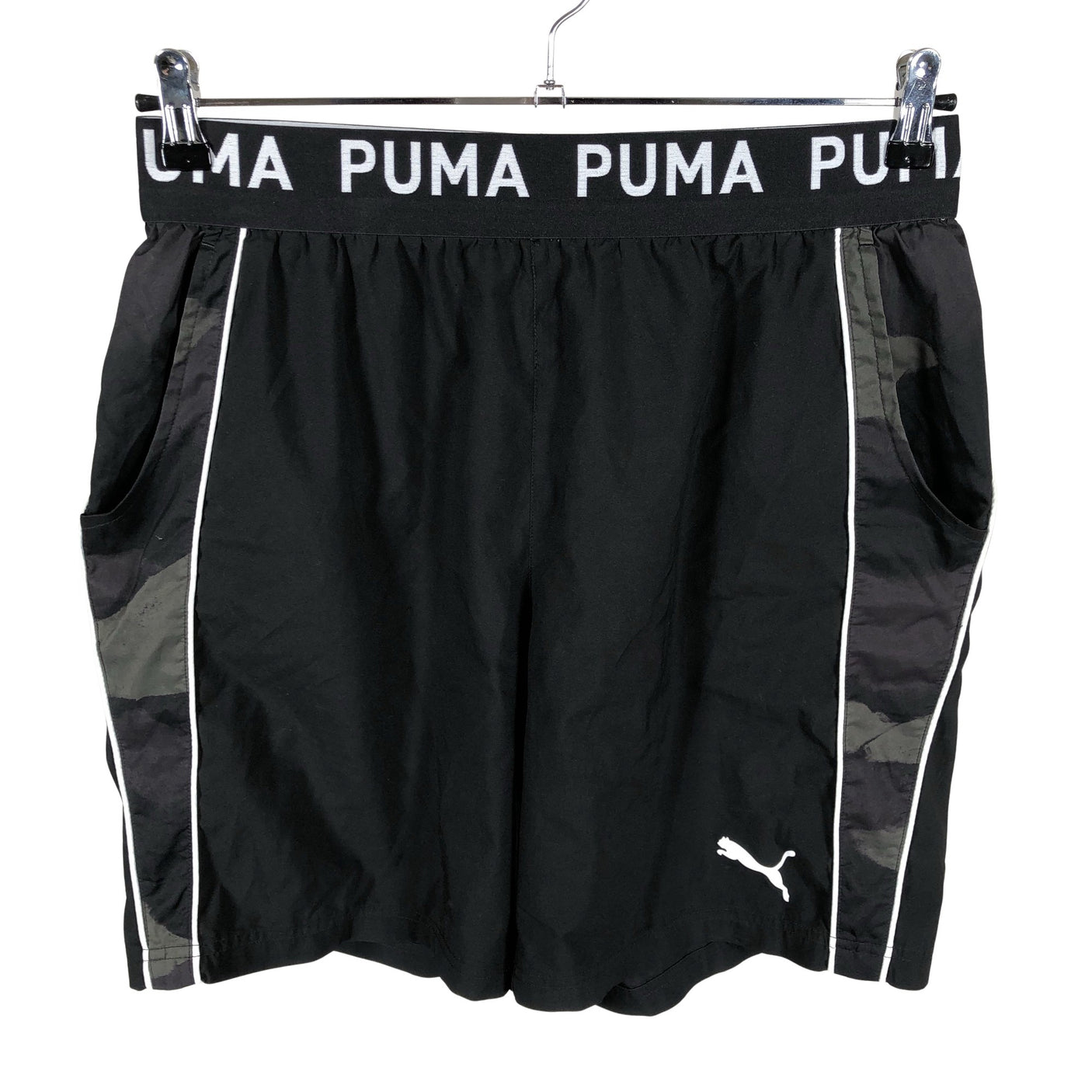 Unisex Puma - Sports shorts, size M - Black (1)