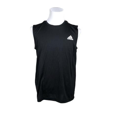 Unisex Adidas - Sleeveless sports top, size L - Black ()