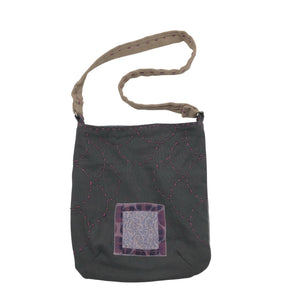 Unisex Handmade - Shoulder bag, size Midi - Gray (1)