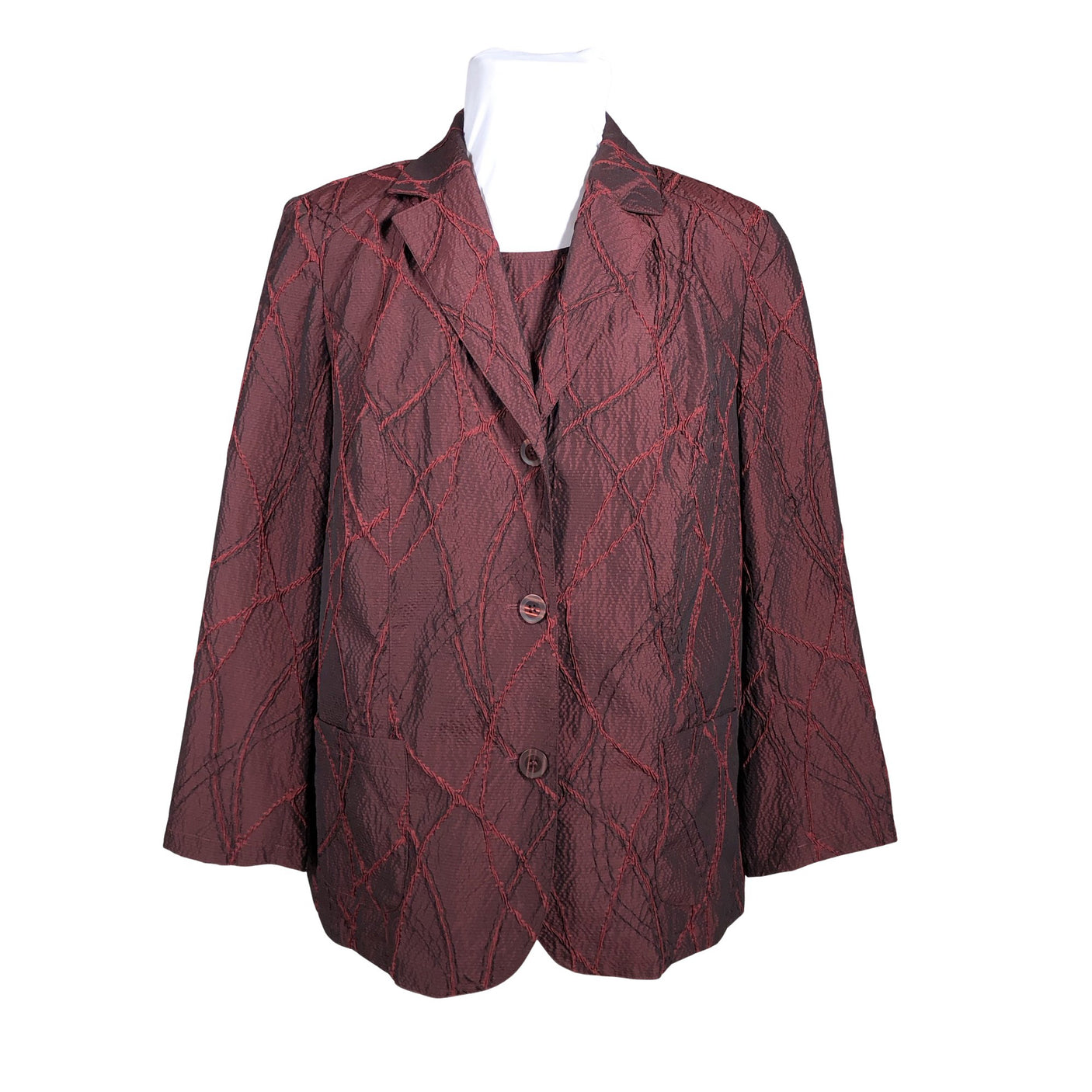 Unisex Atelier Goldner Schnitt - Jacket, size 46 - Wine red (1)