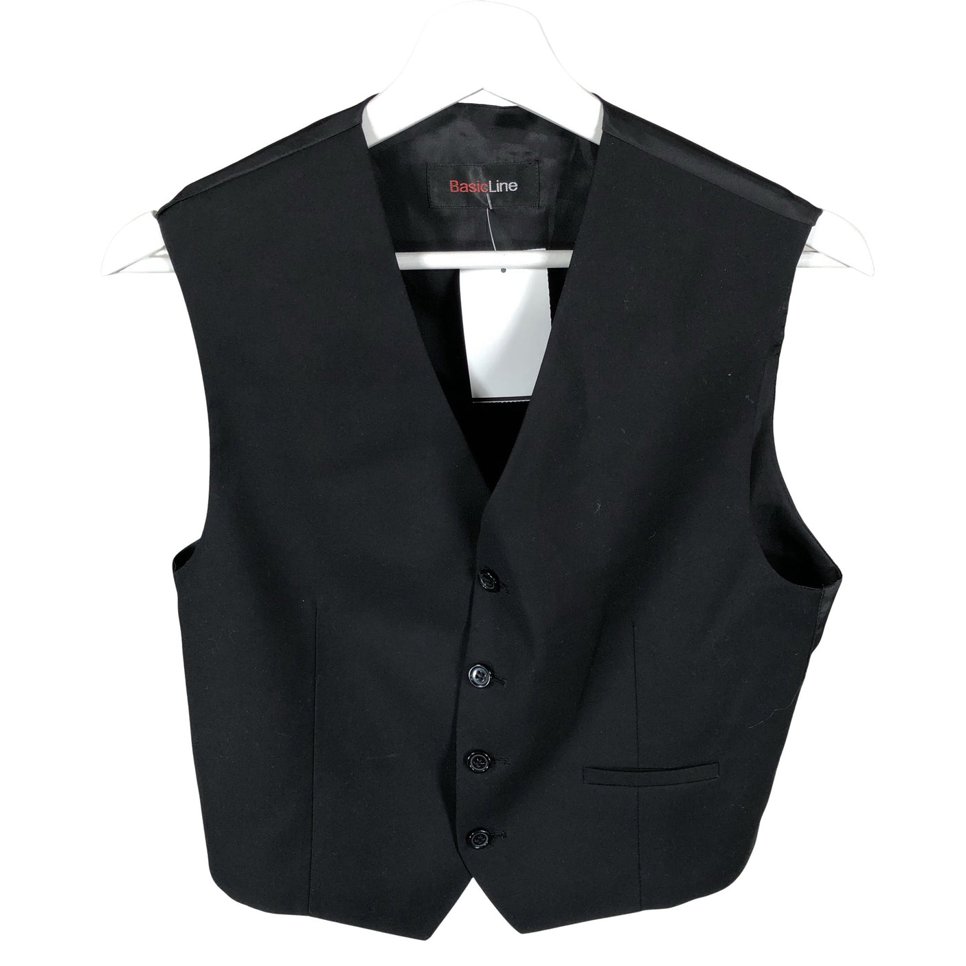 Unisex Basic Line - Suit vest, size 158 - 164 - Black (1)