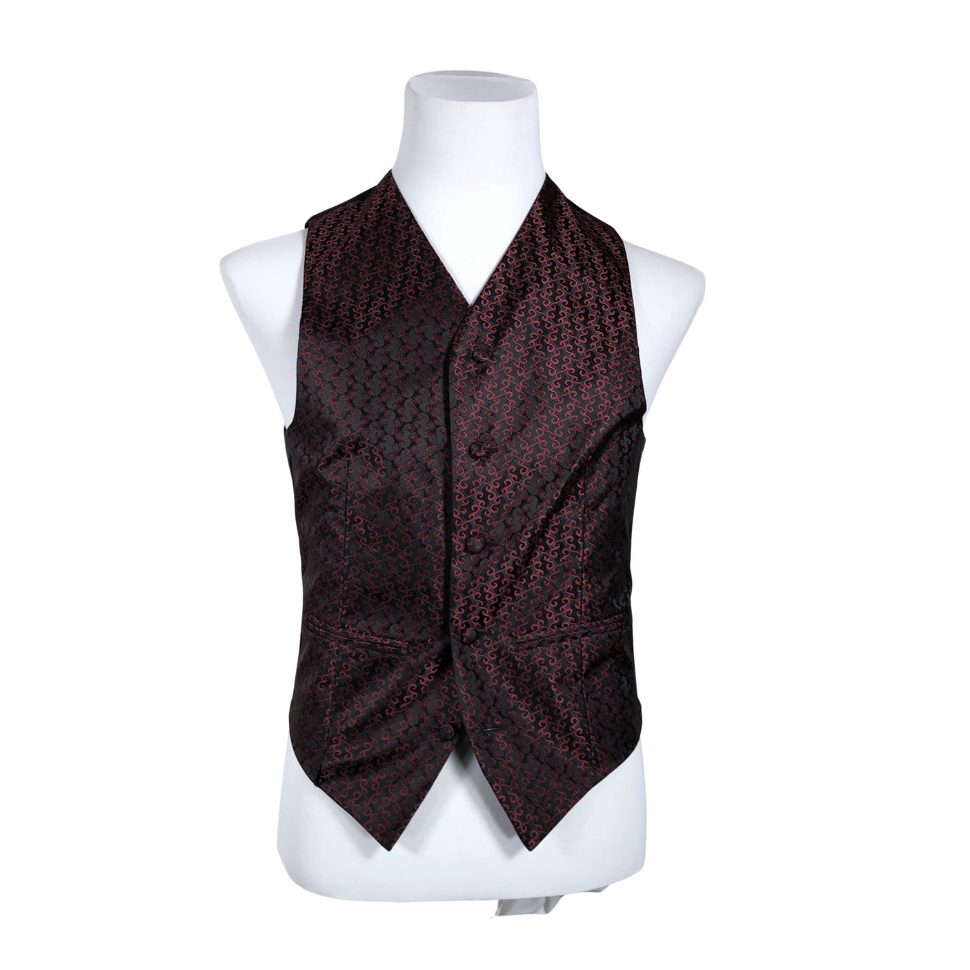 Unisex Exquis Silk - Suit vest, size S - Black (1)