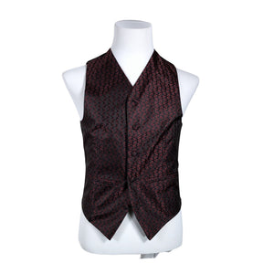 Unisex Exquis Silk - Suit vest, size S - Black (1)